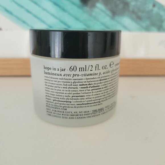 Philosophy Hope in a Jar Moisturizer 2oz Opened - Picture 3 of 7